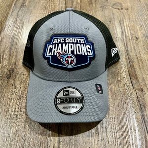 TENNESSEE TITANS NFL NEW ERA 9FORTY AFC DIVISION‎ CHAMPS SNAPBACK CAP HAT NEW!